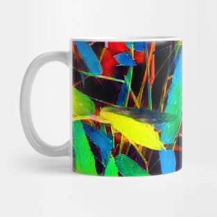 Colorful Bamboo Leaves Mug